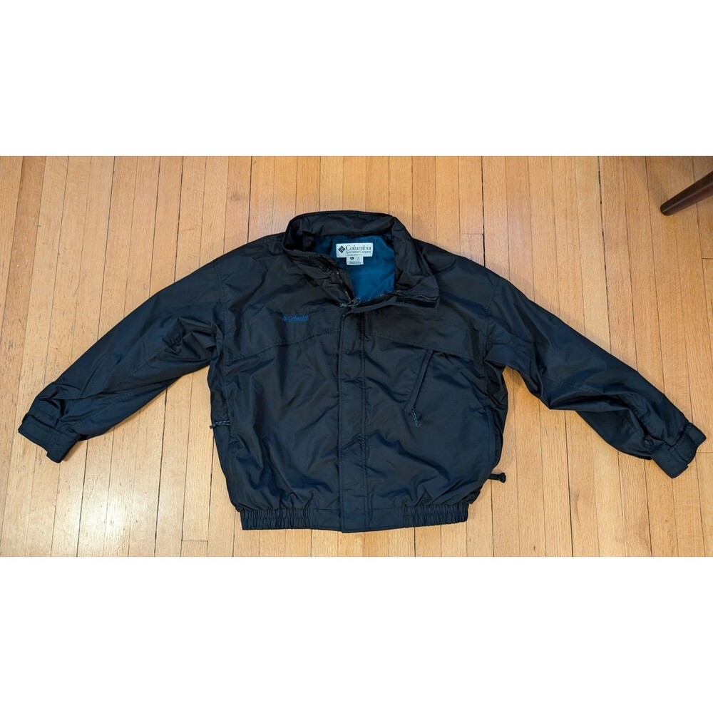 COLUMBIA SPORTSWEAR Vintage WHIRLIBIRD Mens XL Jacket Shell Black EUC Ski Winter